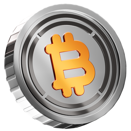 Bitcoin embrulhado  3D Icon