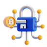 encryption key 3d logo