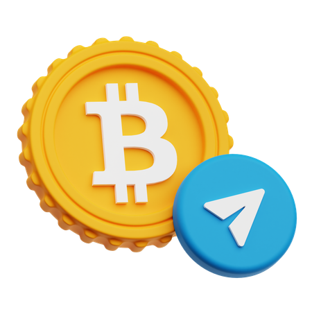 Enviar bitcoins  3D Icon