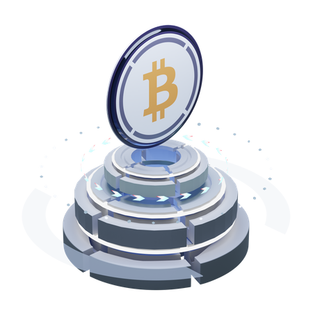 Bitcoin envuelto en metaverso (WBTC)  3D Icon
