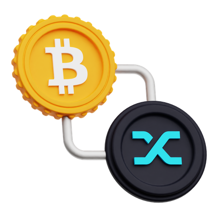 Bitcoin Exchanage  3D Icon