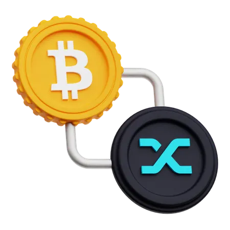 Bitcoin Exchanage  3D Icon
