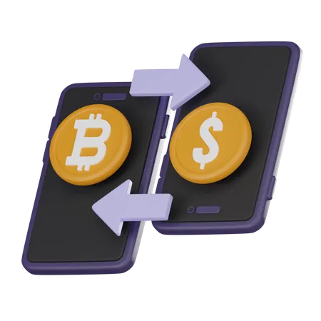 Bitcoin Exchange  3D Icon