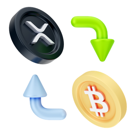 ビットコイン取引所  3D Icon