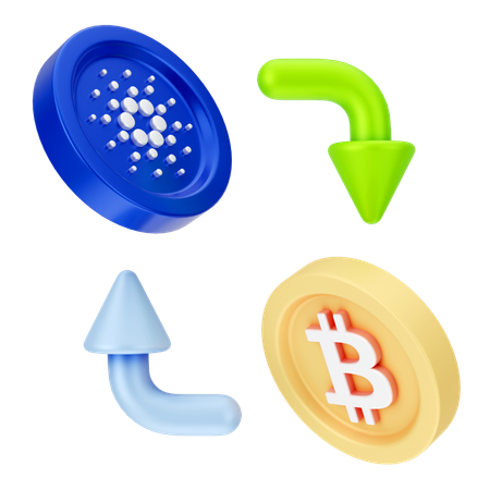 ビットコイン取引所  3D Icon