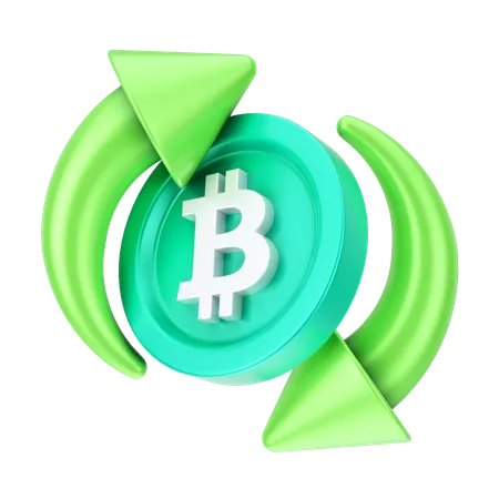 ビットコイン取引所  3D Icon