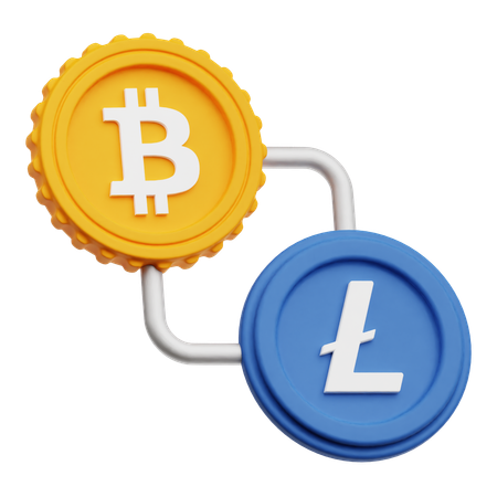 비트코인 거래소  3D Icon