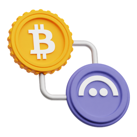 ビットコイン取引所  3D Icon