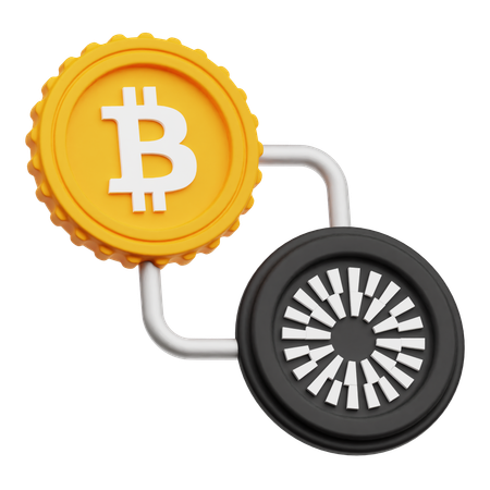 Bitcoin Exchange  3D Icon