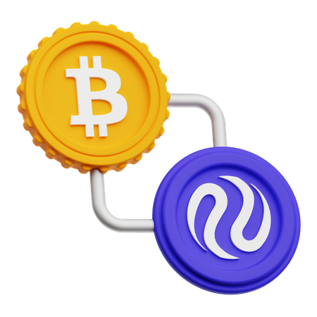 Bitcoin Exchange  3D Icon