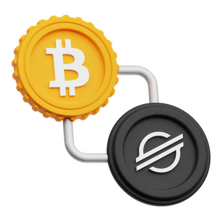Bitcoin Exchange  3D Icon