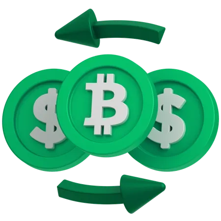 Bitcoin Exchange  3D Icon