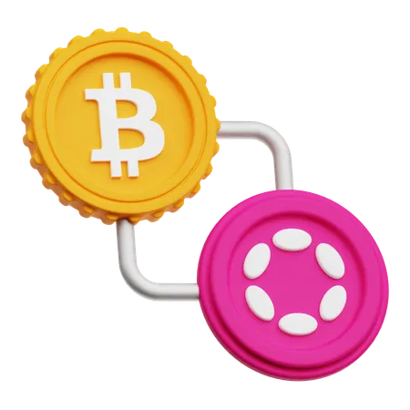 Bitcoin Exchange  3D Icon