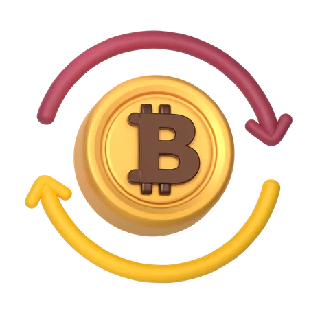 Bitcoin Exchange  3D Icon