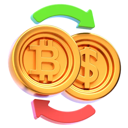 Bitcoin Exchange  3D Icon