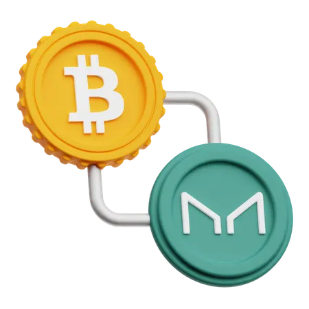 Bitcoin Exchange  3D Icon