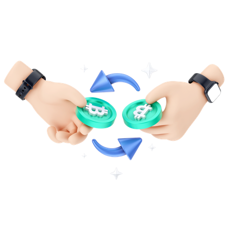 Bitcoin Exchange  3D Icon