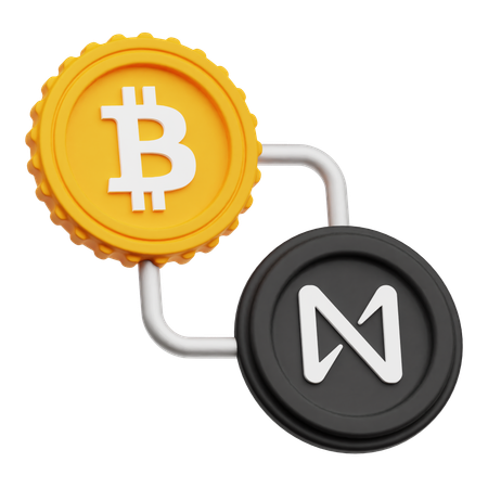 Bitcoin Exchange 3D Icon