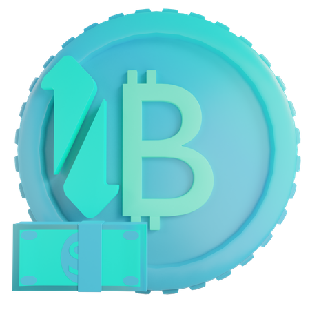 Bitcoin exchange  3D Icon