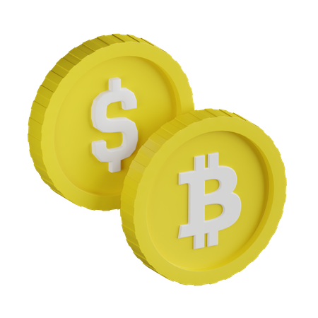 Bitcoin Exchange  3D Icon