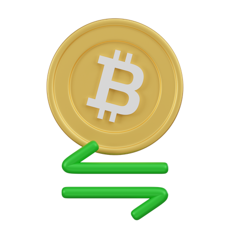Bitcoin Exchange  3D Icon