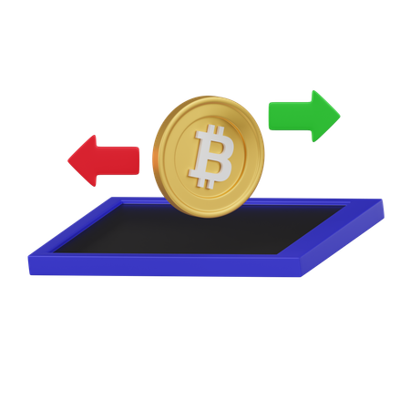 Bitcoin Exchange  3D Icon