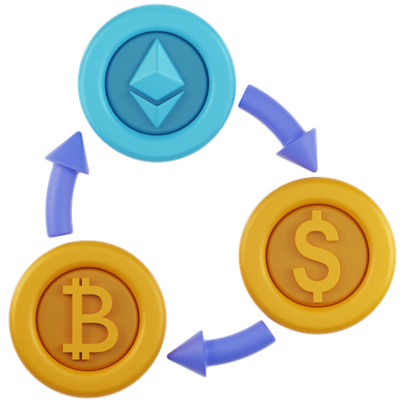 Bitcoin Exchange  3D Icon