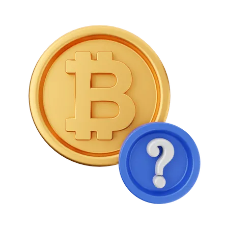 Bitcoin Faq 3D Icon