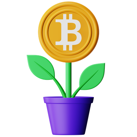 Bitcoin Farm  3D Icon