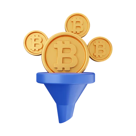 Bitcoin Filter  3D Icon