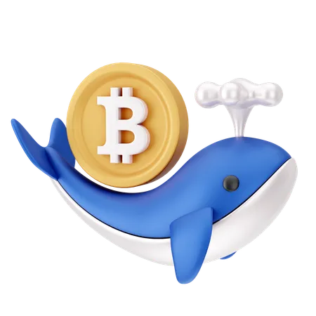 Bitcoin Fish  3D Icon