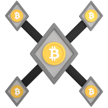 Bitcoin Flow  3D Icon