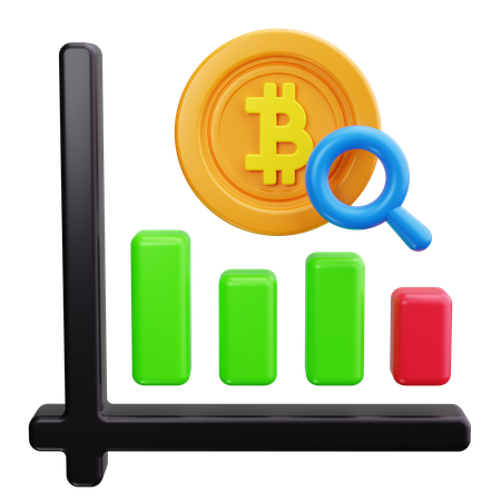 Bitcoin-Forschung  3D Icon