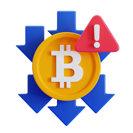 Bitcoin Fraud  3D Icon