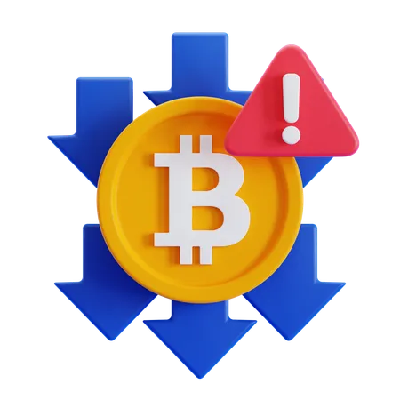 Bitcoin Fraud  3D Icon