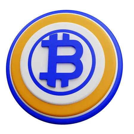 Bitcoin Gold  3D Icon