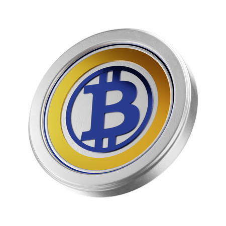 Bitcoin Gold  3D Icon