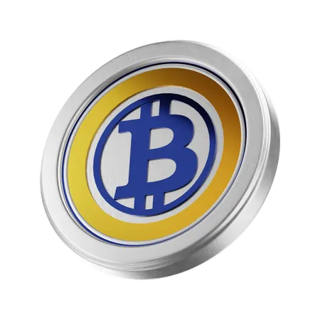 Bitcoin Gold 3 D Coin 3 D Crypto Coin 3D Icon