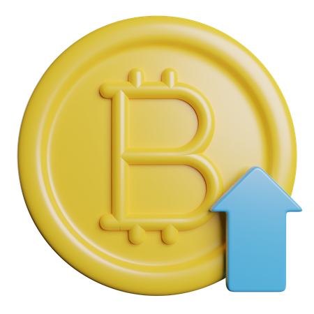 Bitcoin Growth  3D Icon