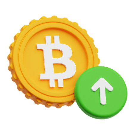 Bitcoin Growth  3D Icon