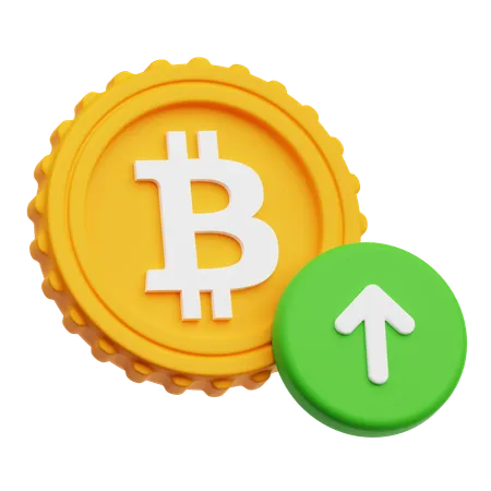 Bitcoin Growth  3D Icon