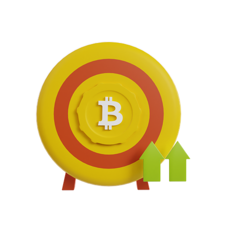 Bitcoin Growth  3D Icon