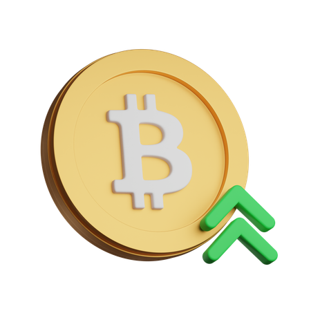 Bitcoin Growth  3D Icon
