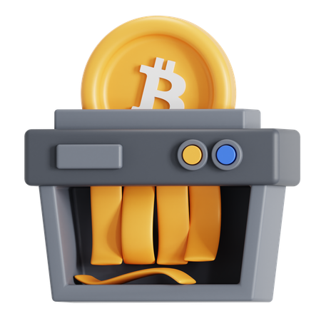 Bitcoin halving  3D Icon