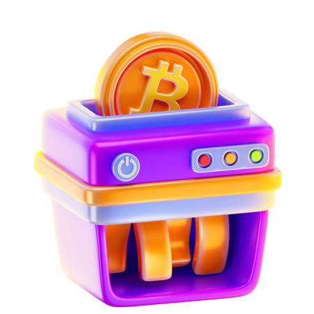 Bitcoin Halving  3D Icon