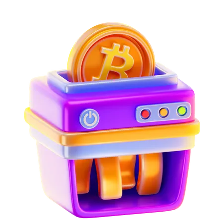 Bitcoin Halving  3D Icon