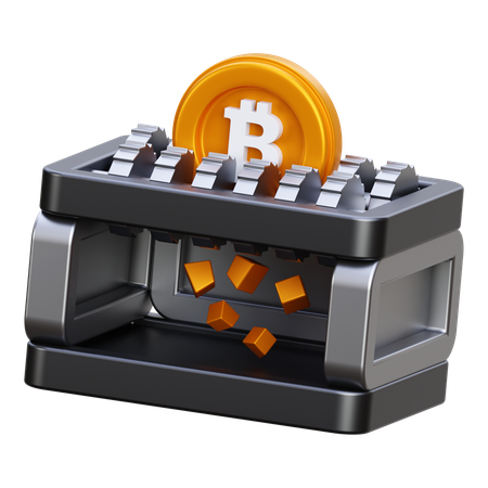 Bitcoin Halving  3D Icon