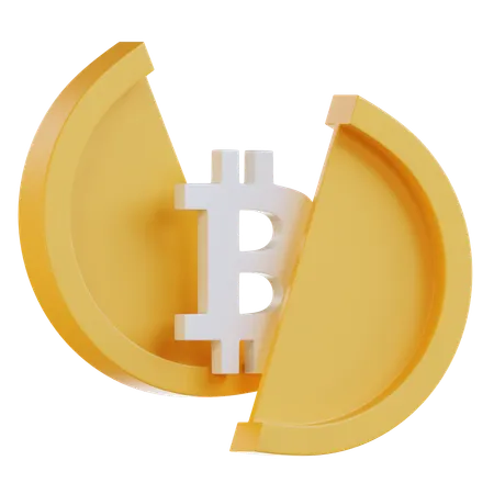Bitcoin Halving  3D Icon