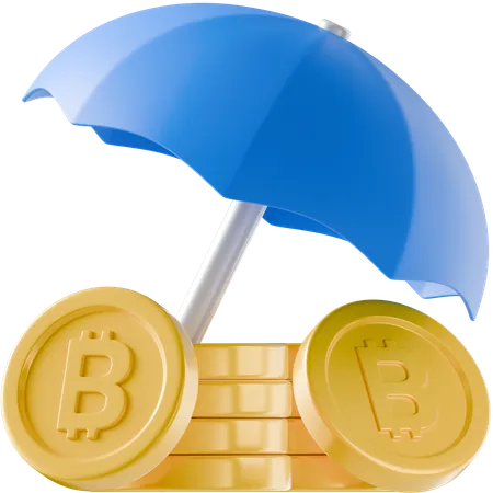 Bitcoin Insurance  3D Icon