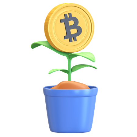 Bitcoin Invest  3D Icon